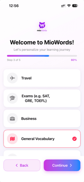 Travel, Business, Exams, or General? Choose Your Language Learning Goal